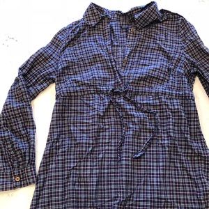 Plaid Gap Maternity Shirt